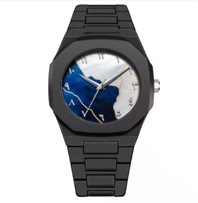 Arabic Aura Watch Light Weight Fiber Wrist Watch