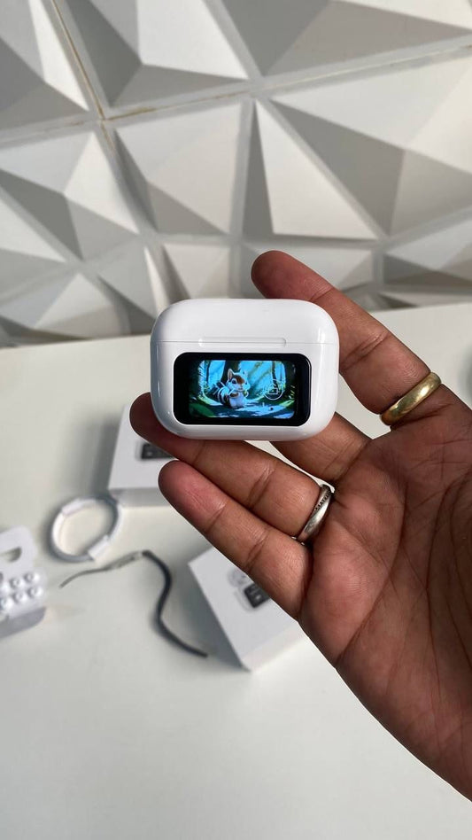 A9 Pro 2 Earbuds With LCD Tablet Airpods Pro 2 With LCD Touchscreen Display Bluetooth 5.3 For Ios And Android